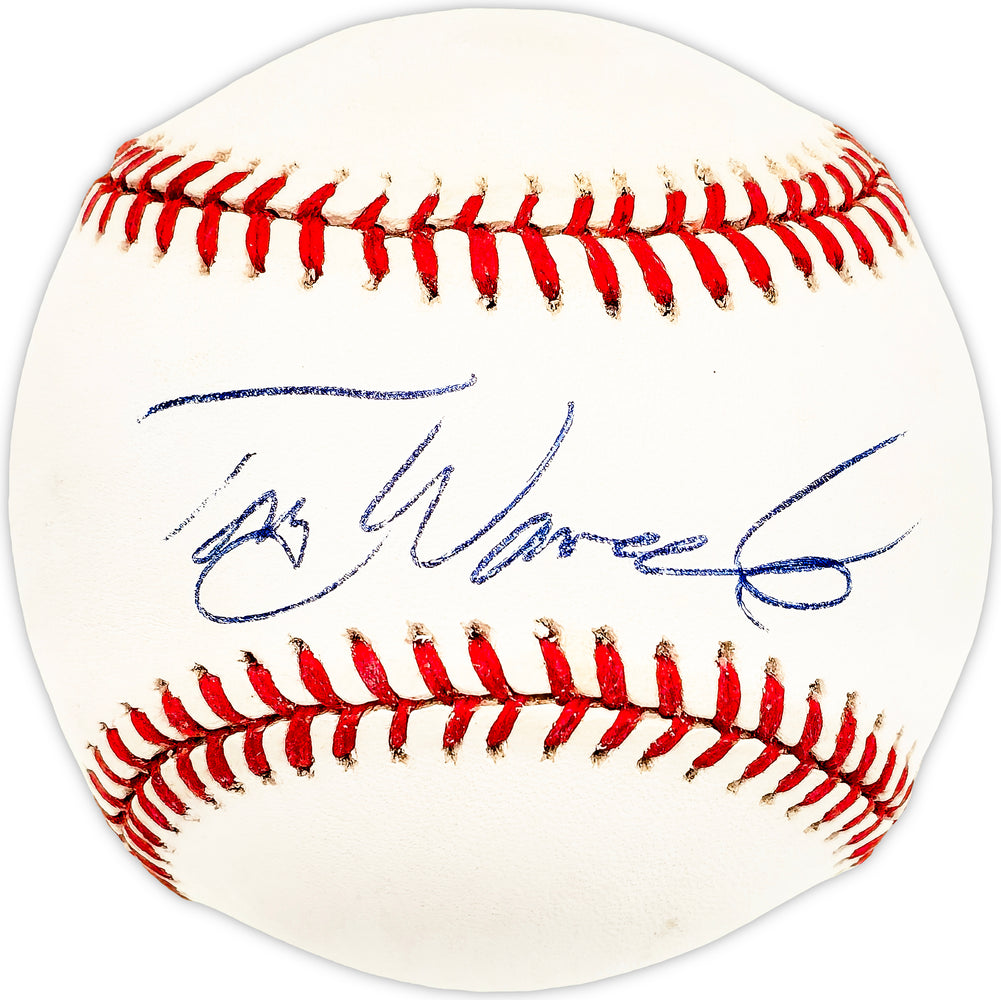Tony Womack Autographed Official NL Baseball St. Louis Cardinals, Pittsburgh Pirates