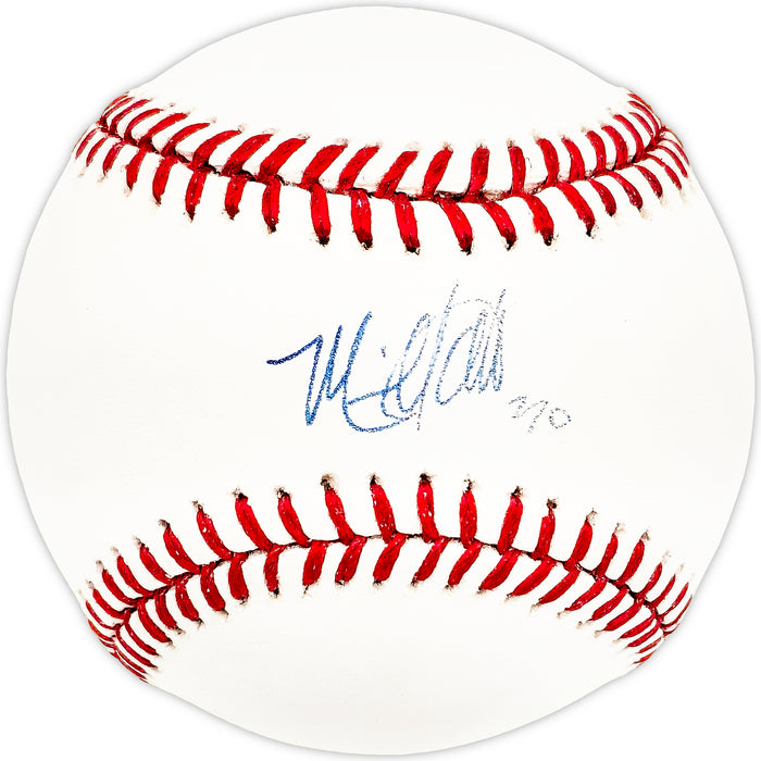 Mike Olt Autographed Official MLB Baseball Texas Rangers