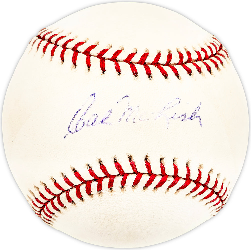 Cal McLish Autographed Official MLB Baseball Philadelphia Phillies, Los Angeles Dodgers
