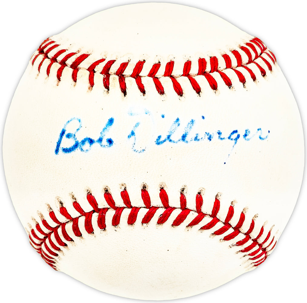 Bob Dillinger Autographed Official NL Baseball St. Louis Browns