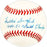 Freddie Sanford Autographed Official AL Baseball New York Yankees "1949-51 World Champs"