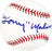 Tony Malinosky Autographed Official MLB Baseball Brooklyn Dodgers
