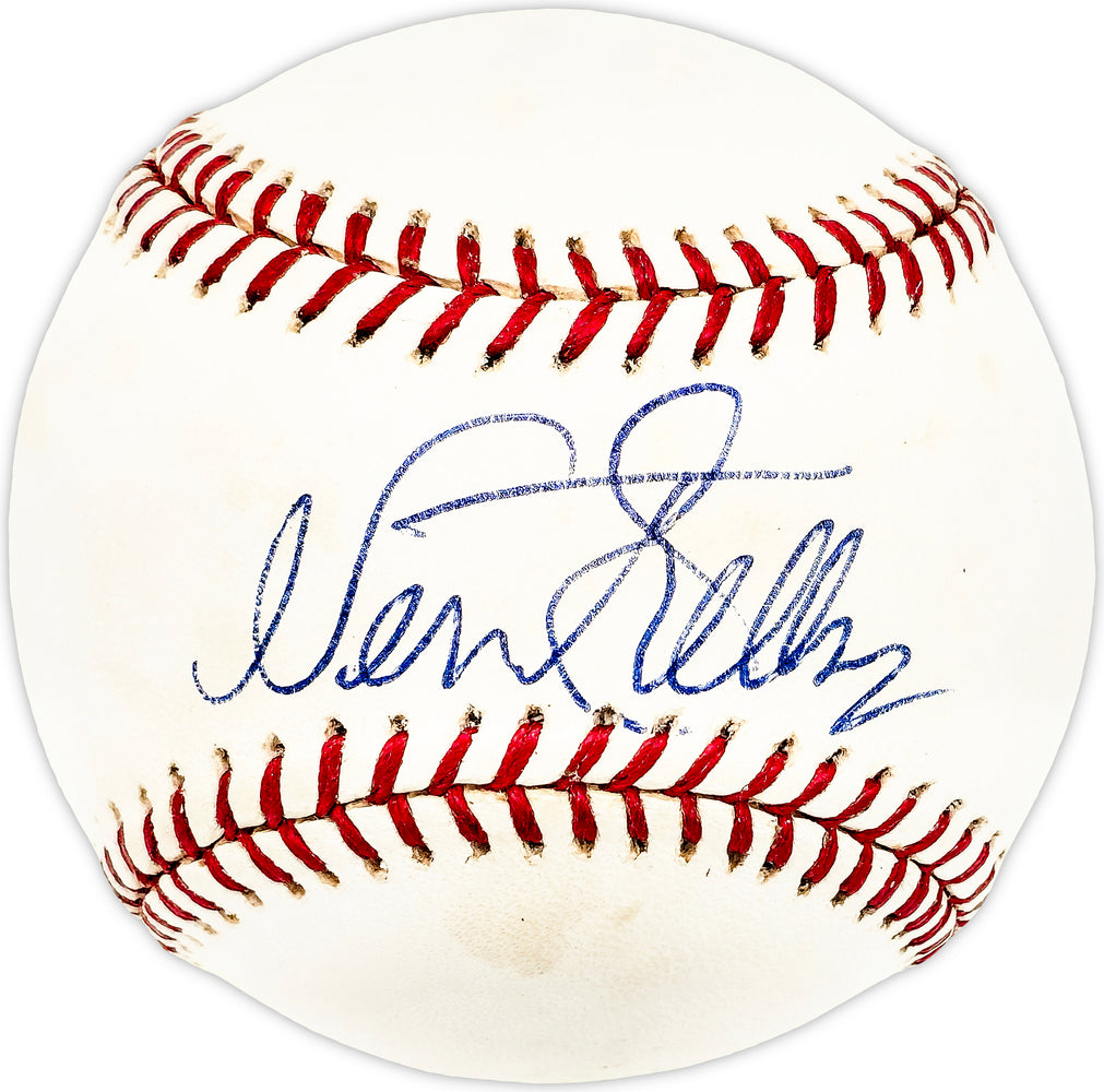 Vern Fuller Autographed Official MLB Baseball Cleveland Indians