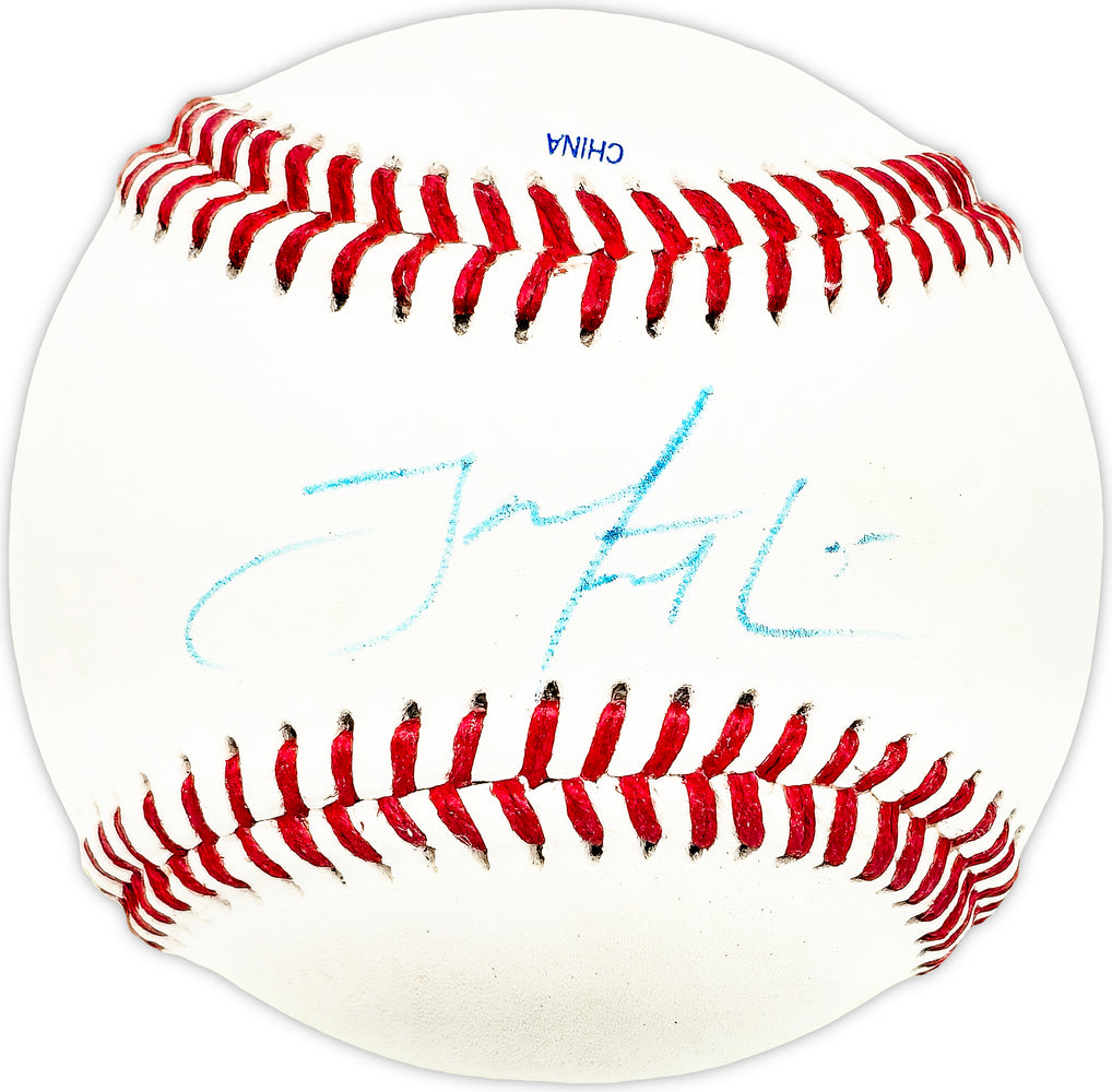 Jeff Mathis Autographed Official League Baseball California Angels