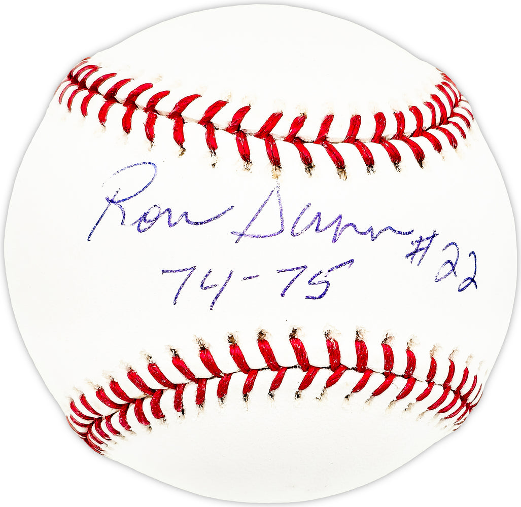 Ron Diorio Autographed Official MLB Baseball Philadelphia Phillies
