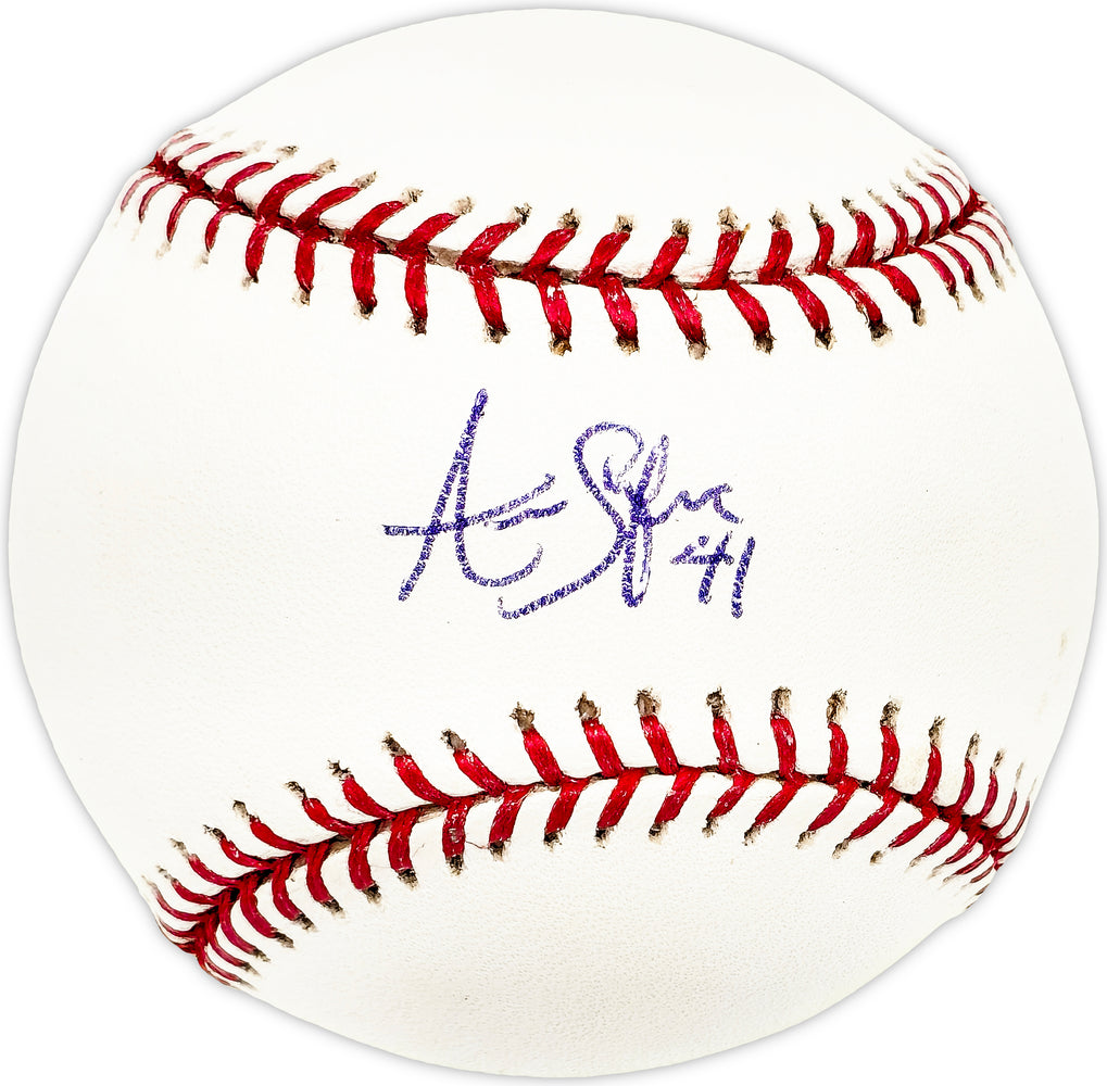 Aaron Shafer Autographed Official MLB Baseball Chicago Cubs
