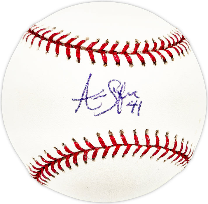 Aaron Shafer Autographed Official MLB Baseball Chicago Cubs