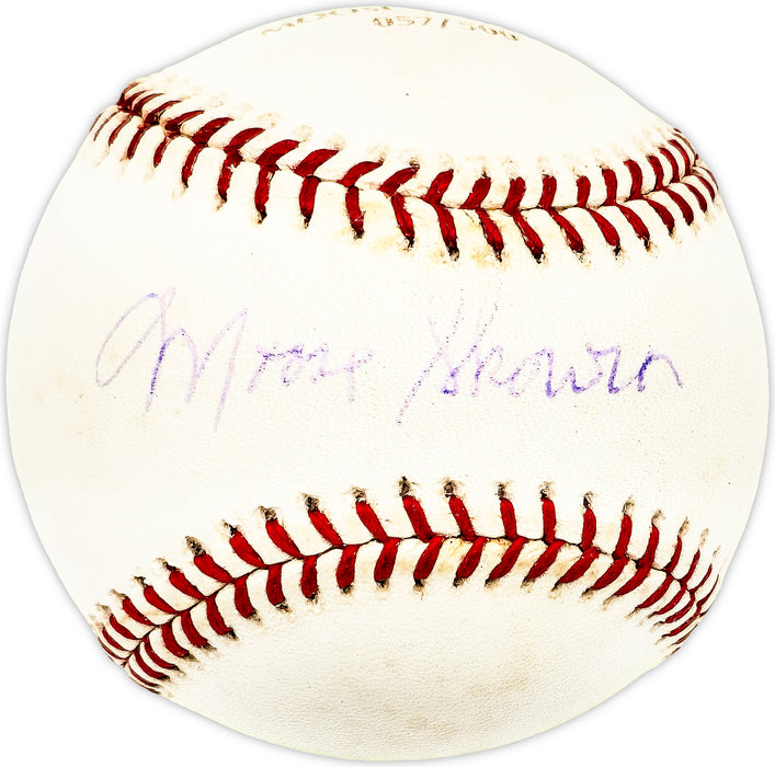 Bill Moose Skowron Autographed Official MLB Baseball New York Yankees