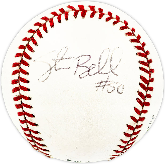 Stan Belinda Autographed Official NL Baseball Pittsburgh Pirates, Kansas City Royals