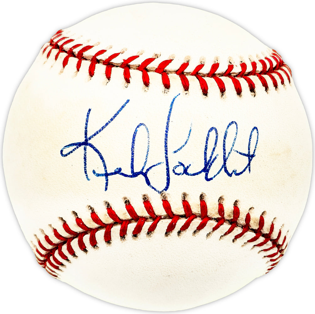 Keith Lockhart Autographed Official NL Baseball Atlanta Braves