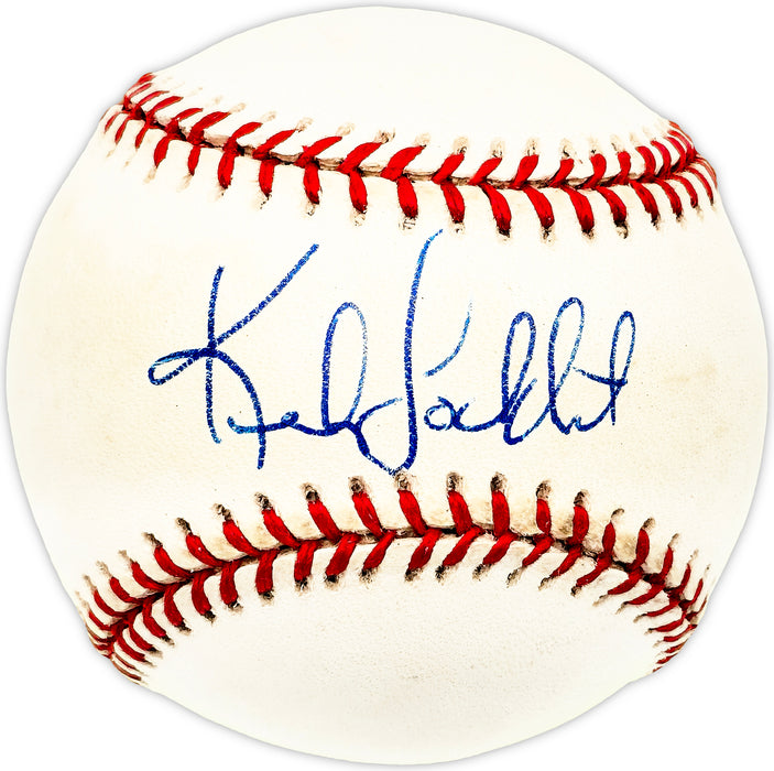 Keith Lockhart Autographed Official NL Baseball Atlanta Braves