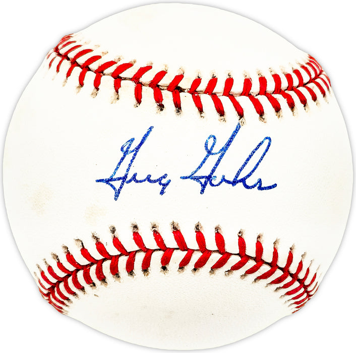 Greg Gohr Autographed Official AL Baseball Detroit Tigers
