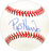 Pep Harris Autographed Official AL Baseball California Angels