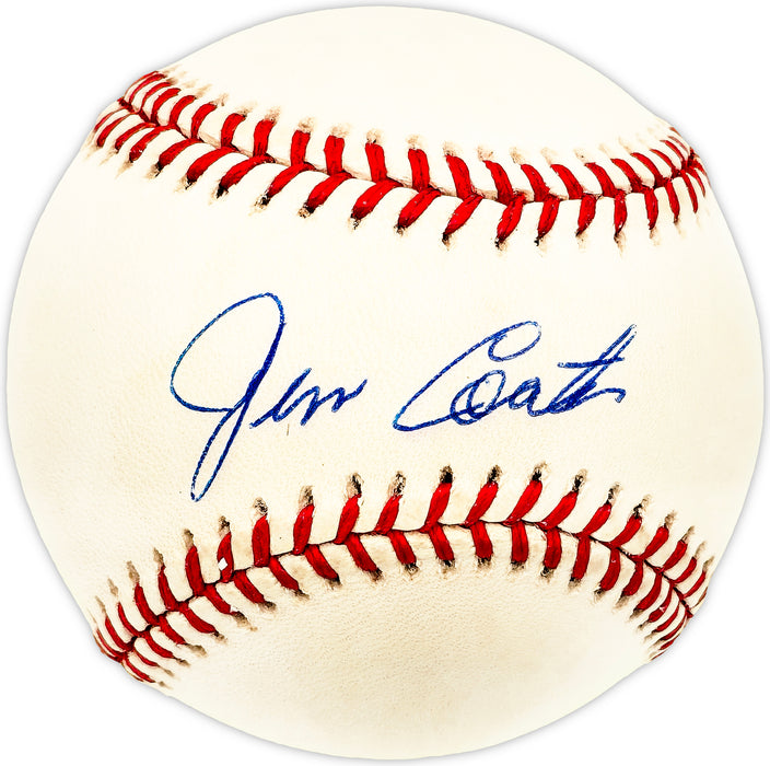 Jim Coates Autographed Official AL Baseball New York Yankees