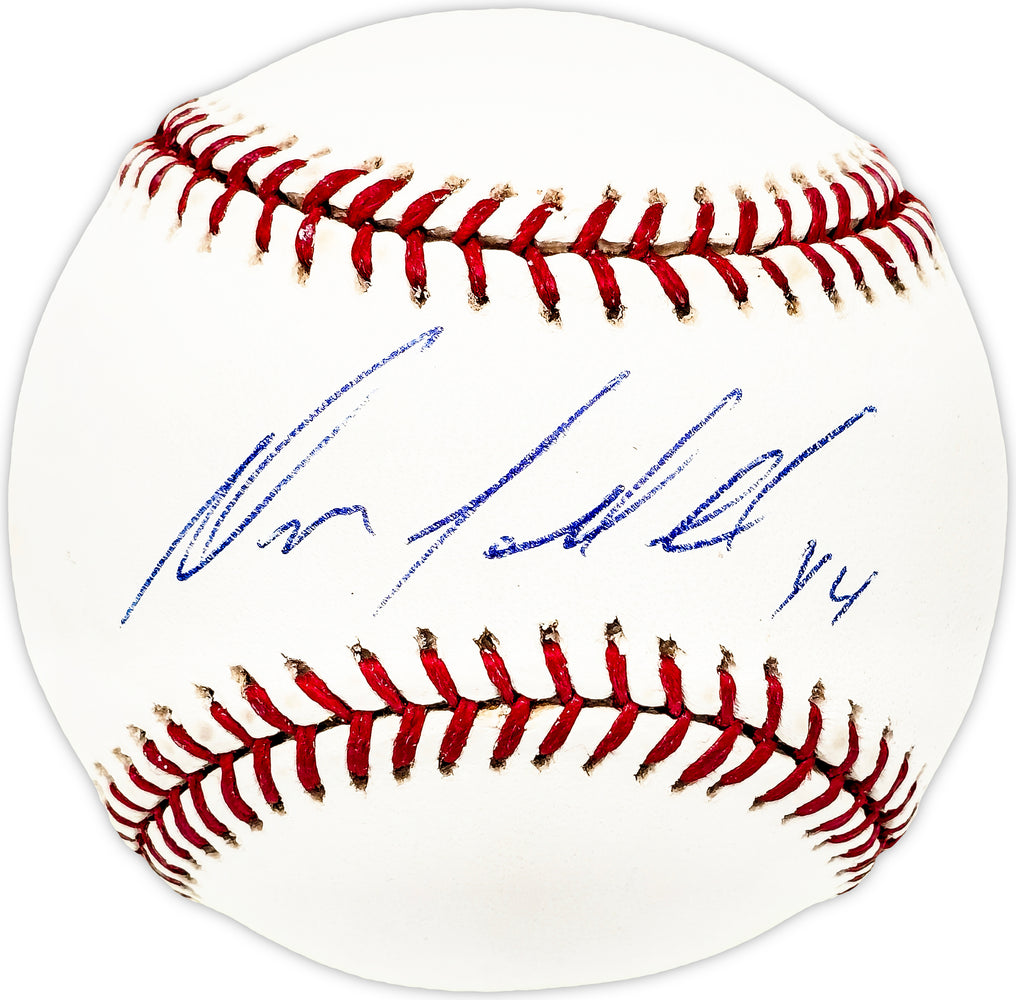 Vicente Padilla Autographed Official MLB Baseball Philadelphia Phillies, Texas Rangers