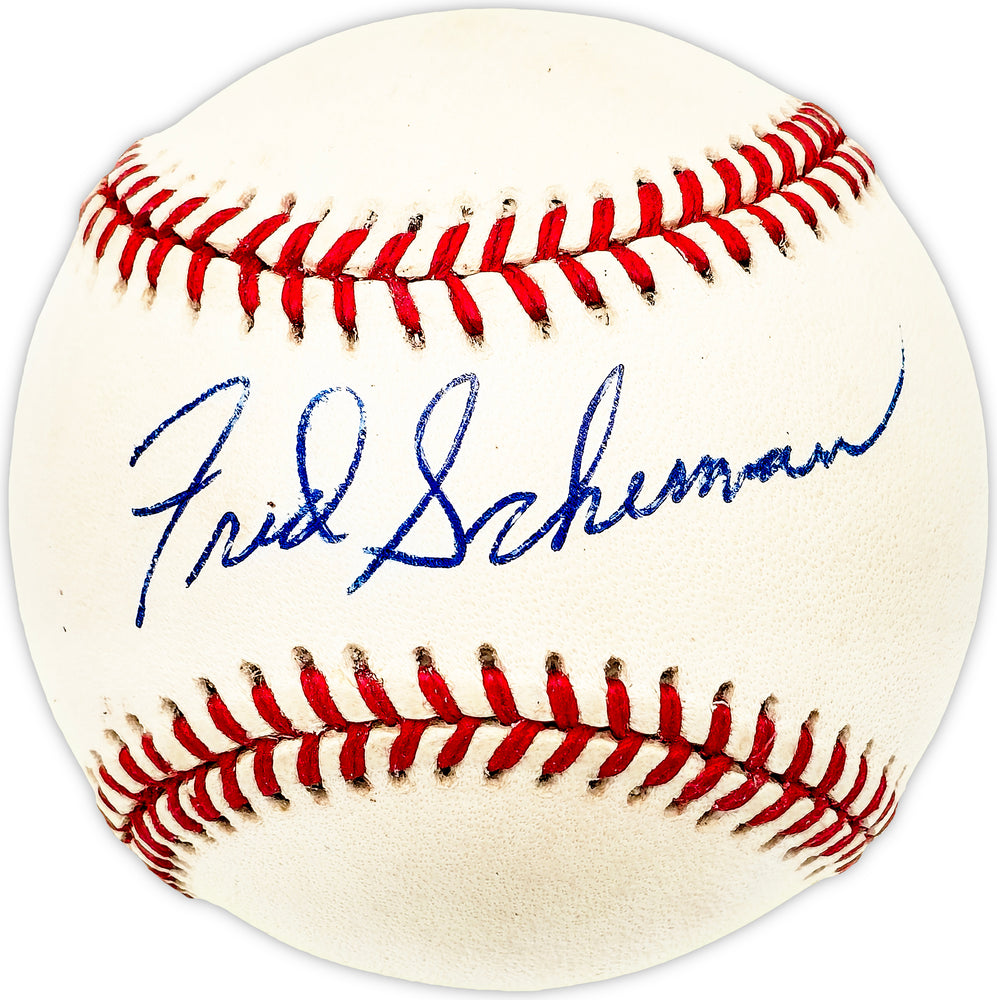 Fred Scherman Autographed Official AL Baseball Detroit Tigers