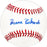 Duane Richards Autographed Official MLB Baseball Cincinnati Reds