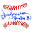Dennis Rasmussen Autographed Official Professional League Baseball New York Yankees "Yankees 84-87"