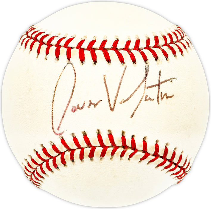Javier Valentin Autographed Official MLB Baseball Cincinnati Reds, Minnesota Twins