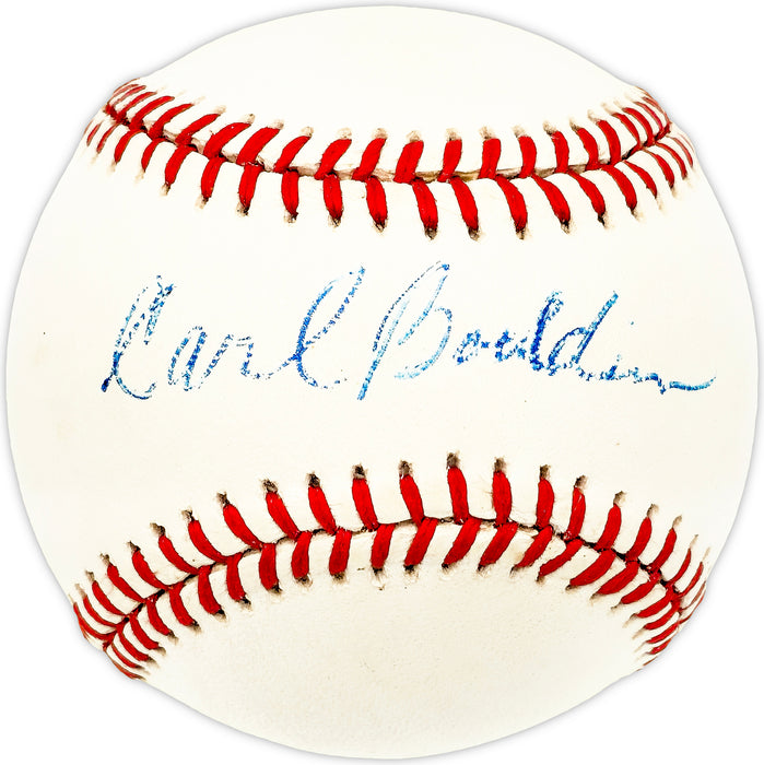 Carl Bouldin Autographed Official AL Baseball Washington Senators
