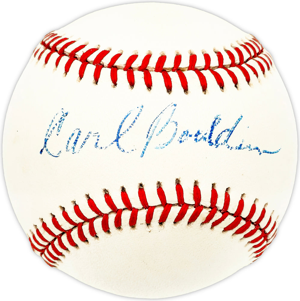 Carl Bouldin Autographed Official AL Baseball Washington Senators