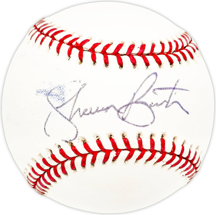 Shawn Barton Autographed Official MLB Baseball San Francisco Giants