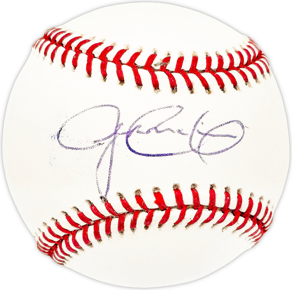 Jermaine Clark Autographed Official MLB Baseball Detroit Tigers, Cincinnati Reds