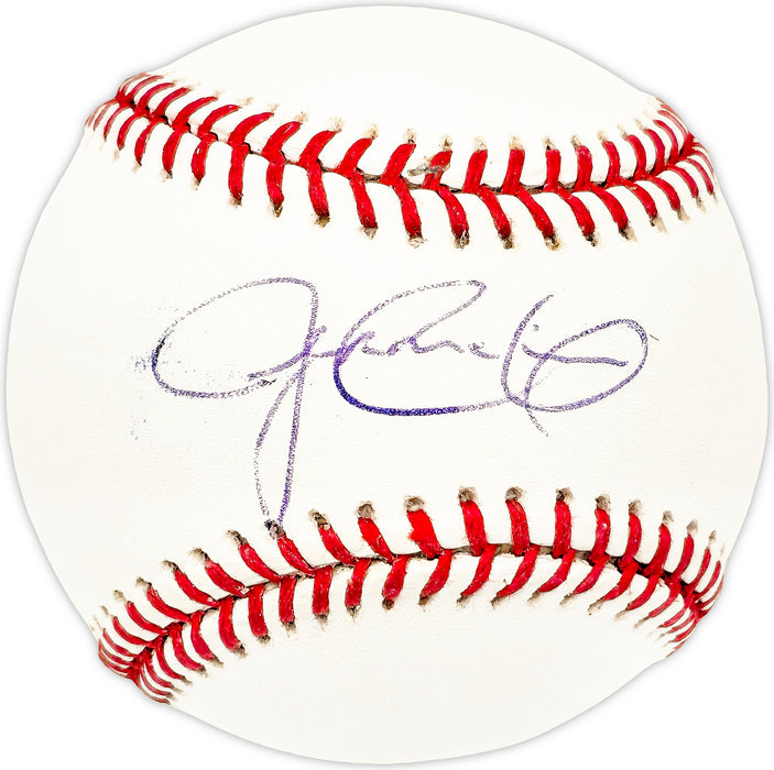 Jermaine Clark Autographed Official MLB Baseball Detroit Tigers, Cincinnati Reds