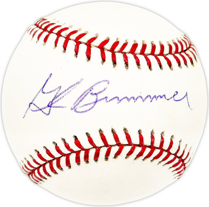 Glenn Brummer Autographed Official NL Baseball St. Louis Cardinals