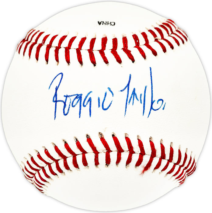 Reggie Taylor Autographed Official League Baseball Cincinnati Reds, Philadelphia Phillies