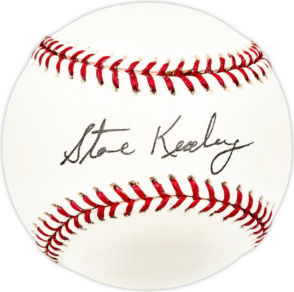 Steve Kealey Autographed Official MLB Baseball Los Angeles Angels, Chicago White Sox