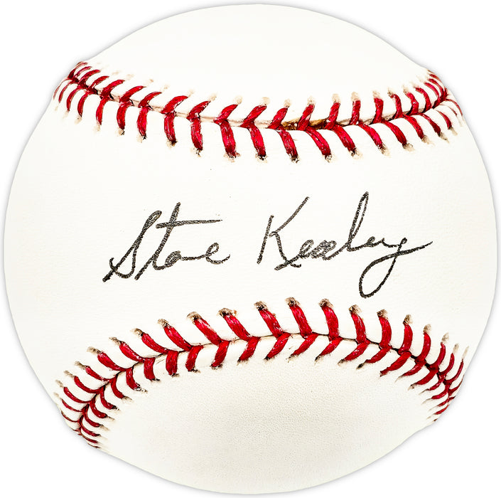 Steve Kealey Autographed Official MLB Baseball Los Angeles Angels, Chicago White Sox