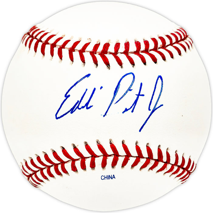 Eddie Priest Autographed Official Minor League Baseball Cincinnati Reds
