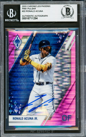 Ronald Acuna Autographed Baseball Collectibles - RSA