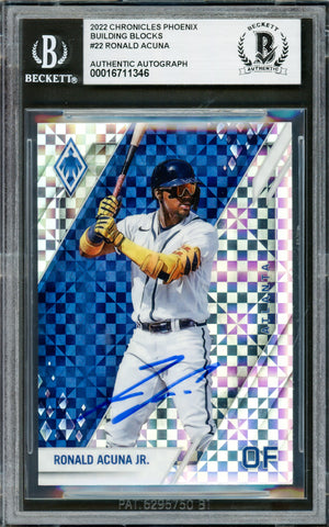 Ronald Acuna Autographed Baseball Collectibles - RSA