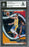 Stephen Curry Autographed 2020-21 Select Prizm Red White Orange Flash Card #204 Golden State Warriors Beckett BAS #16714004