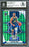 Stephen Curry Autographed 2021-22 Panini Mosaic Green Prizm Card #101 Golden State Warriors Beckett BAS #16714235