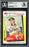 Sandy Koufax Autographed 1982 Topps K-Mart Card #4 Los Angeles Dodgers (Tape Attached) Beckett BAS #16705796