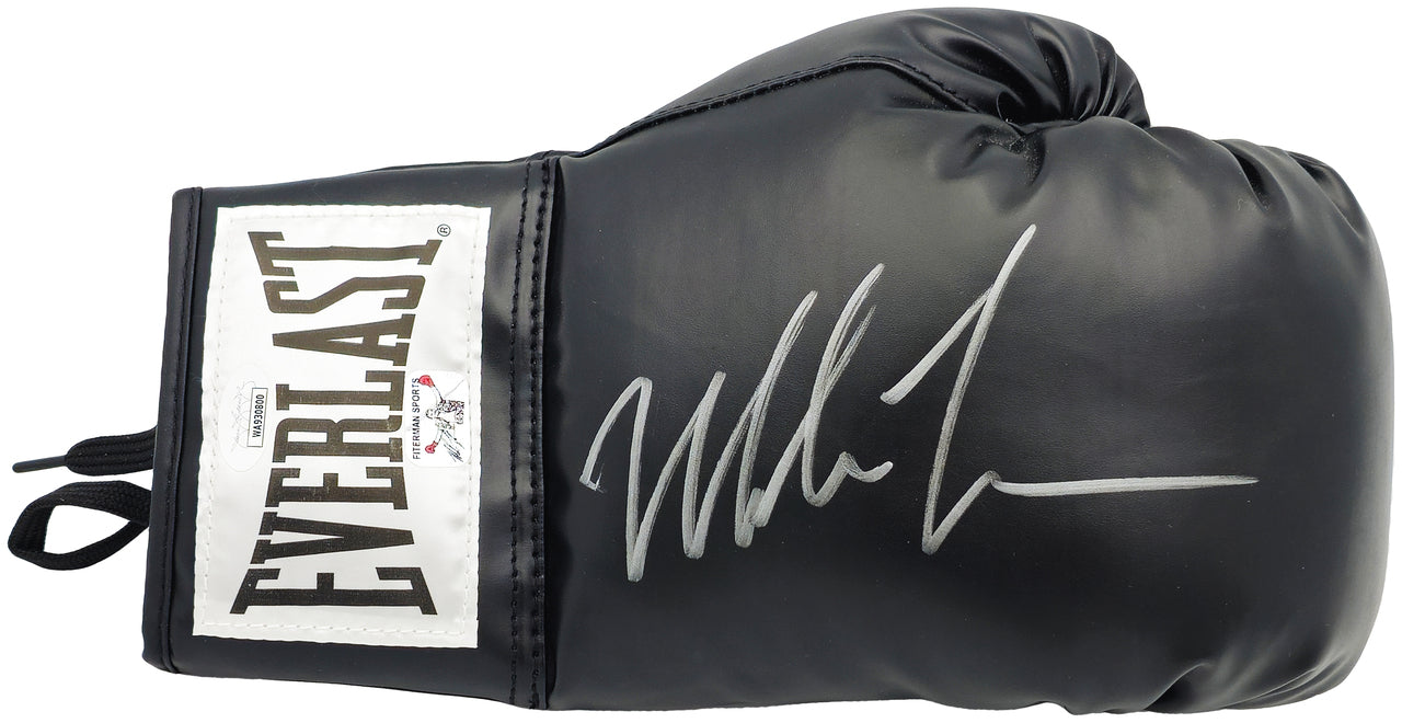 Mike Tyson Autographed Black Everlast Right Handed RH Boxing Glove Right Handed RH Boxing Glove JSA