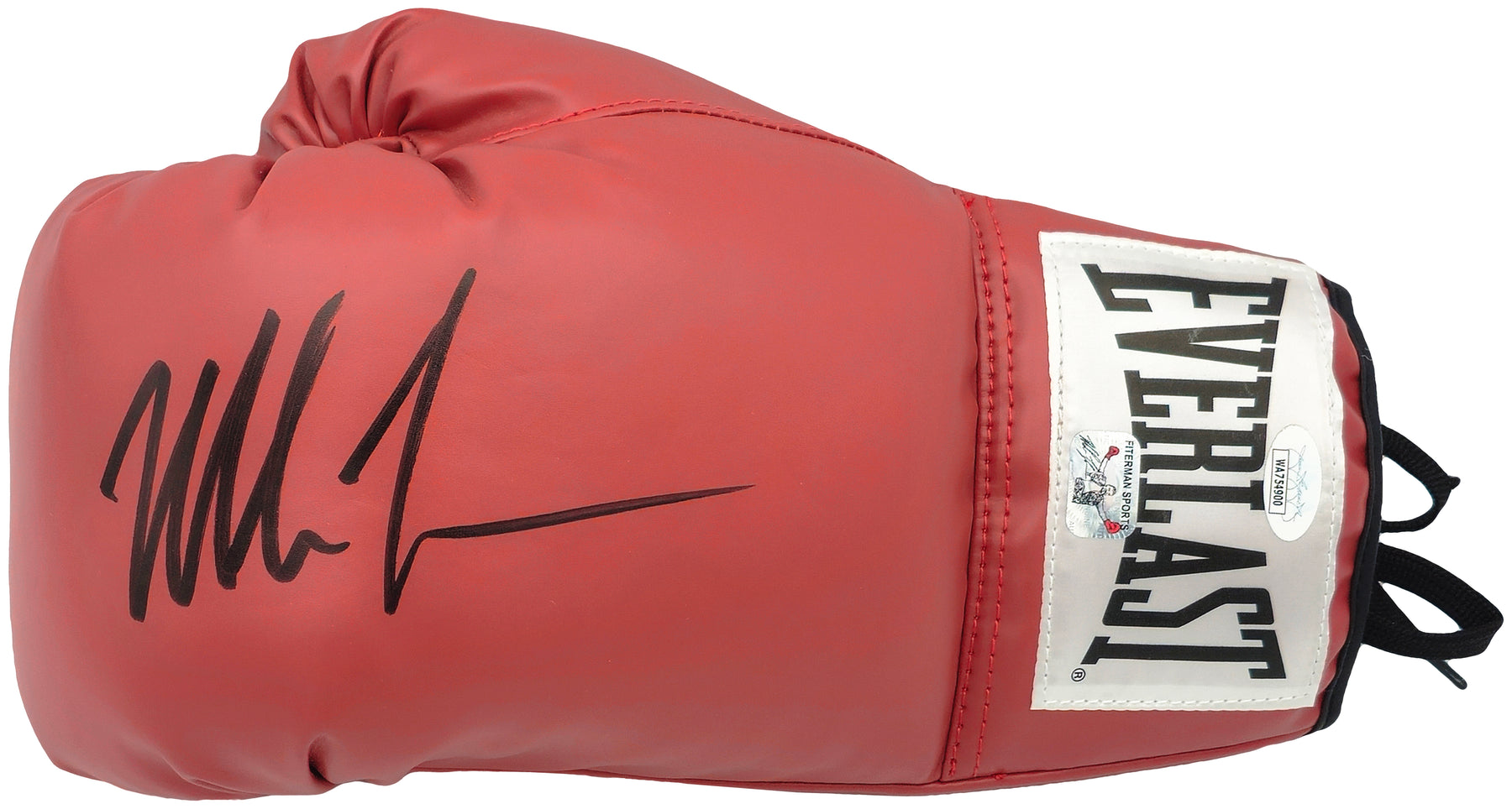 Mike Tyson Autographed Red Everlast Left Handed LH Boxing Glove Left Handed LH Boxing Glove JSA