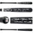 Pete Rose Autographed Black Rawlings Pro Baseball Bat Cincinnati Reds "Charlie Hustle" JSA