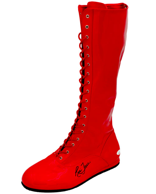 Ric Flair Autographed Red Left Footed Boot WWE JSA