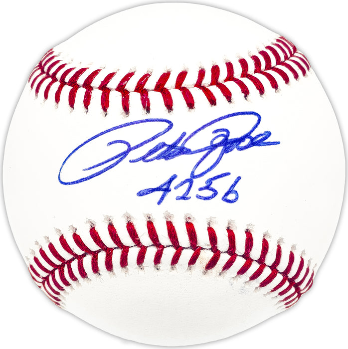 Pete Rose Autographed Official MLB Baseball Cincinnati Reds "4256" PR Holo