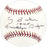 Cy Buker Autographed Official MLB Baseball Brooklyn Dodgers "1945 Brooklyn Dodgers" Beckett BAS QR #BM25903