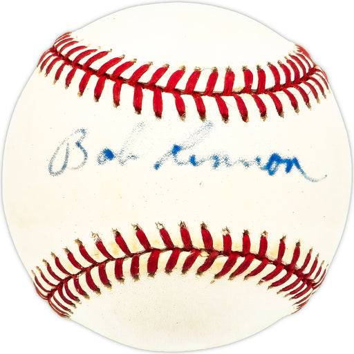 Bob Lennon Autographed Official NL Baseball New York Giants Beckett BAS QR #BM17833