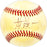 Steve Sinclair Autographed Official AL Baseball Toronto Blue Jays