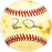 Russ Davis Autographed Official AL Baseball Yankees, Mariners