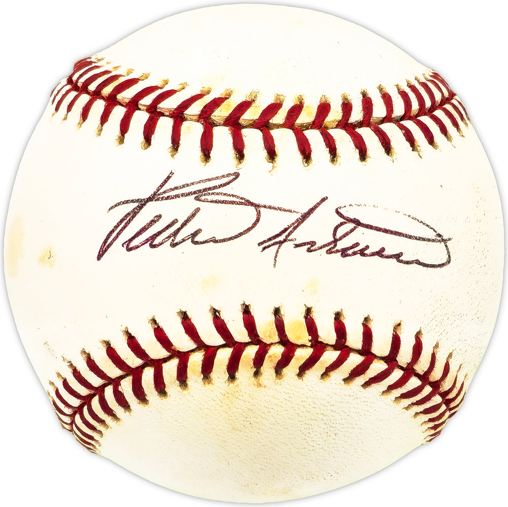 Pedro Astacio Autographed Official MLB Baseball Los Angeles Dodgers, New York Mets