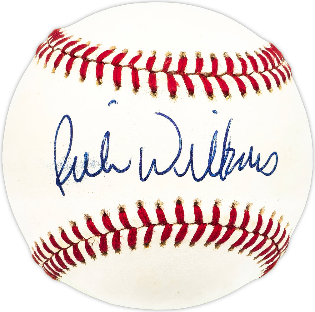 Rick Wilkins Autographed Official NL Baseball Chicago Cubs