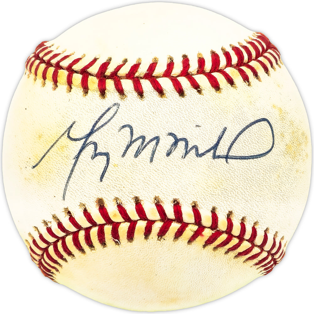 Greg McMichael Autographed Official NL Baseball Atlanta Braves, New York Mets